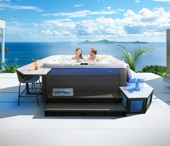 Calspas hot tub being used in a family setting - Yonkers